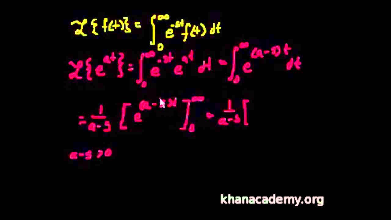 Laplace Dönüşümü 2 (Diferansiyel)