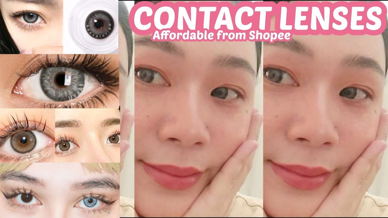 AFFORDABLE 😍 Contact Lenses from Shopee*Philippines (Try-On-Haul)  | Mitty Lao