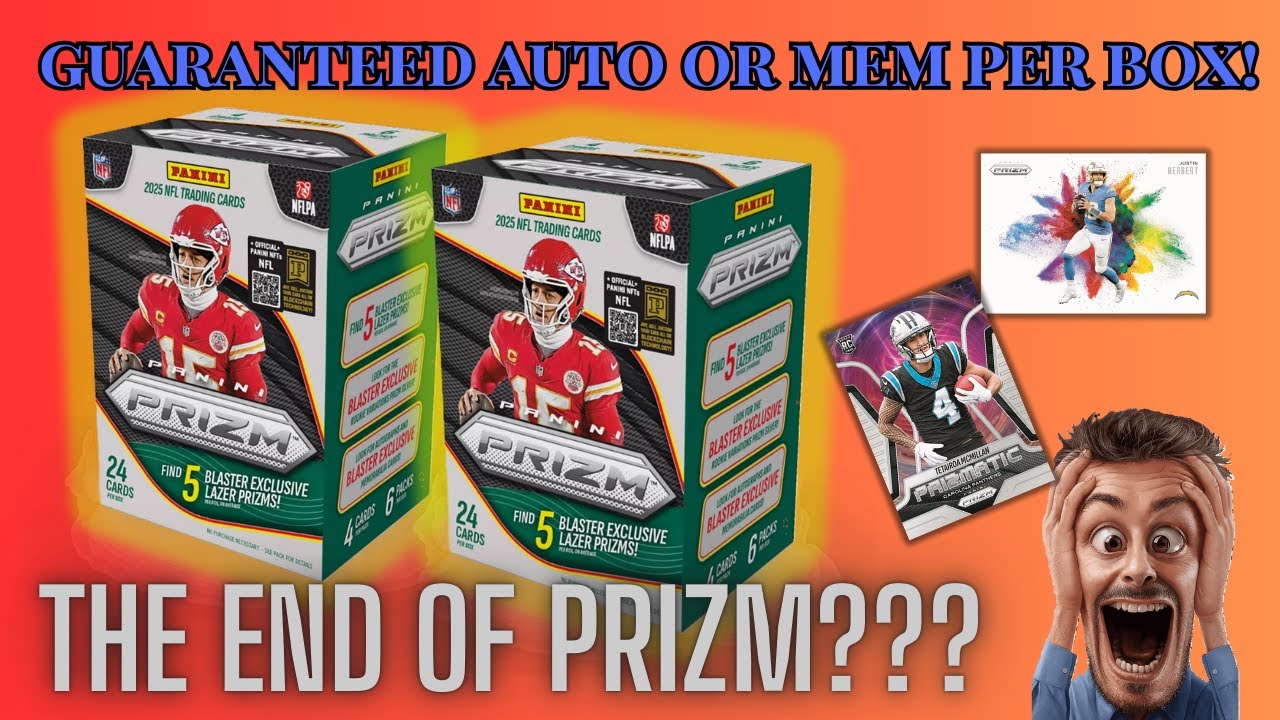 IS THIS THE END?? 2025 PRIZM FOOTBALL, THE LAST PRIZM!