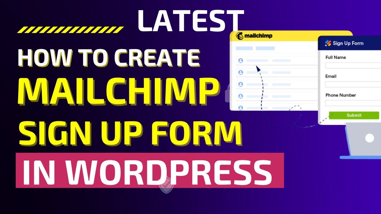 How to Create Mailchimp Signup Form Under 5 Minutes in WordPress (2023)