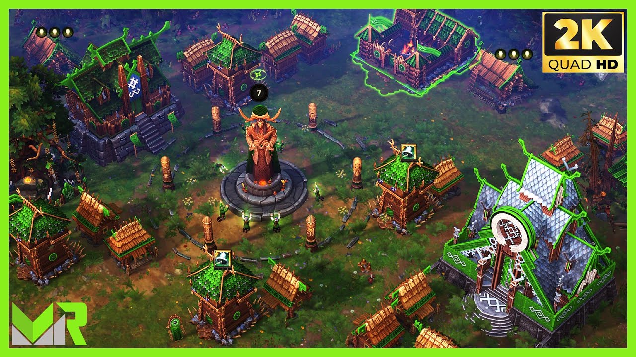 NEW Pagan Mythological RTS Game | Godsworn | Meness vs Saule 1v1 Gameplay | No Commentary