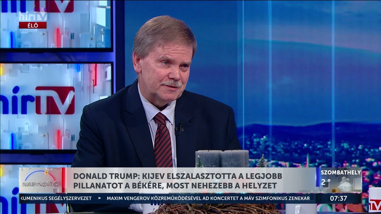 H&aacute;bor&uacute; Ukrajn&aacute;ban &ndash; Trump: Kijev elhalasztotta a legjobb pillanatot a b&eacute;k&eacute;re - H&iacute;rTV