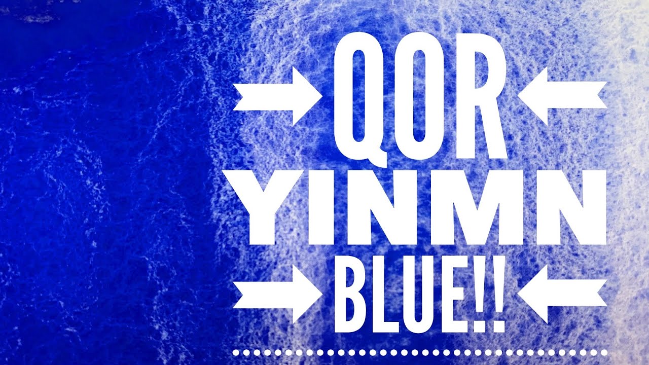 Синий цвет QoR YInMN — тестирую этот восхитительный синий цвет!!