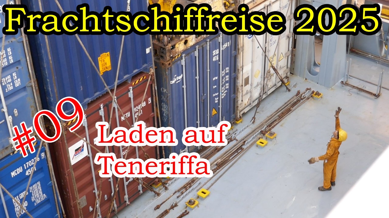 Mit MS HENNEKE RAMBOW auf Frachtschiffreise | #09 Viele Container in Santa Cruz  | 2025