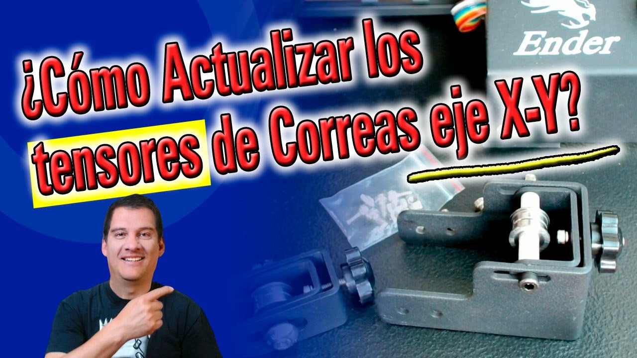 ¿Cómo actualizar los tensores de correas del eje X y eje Y?