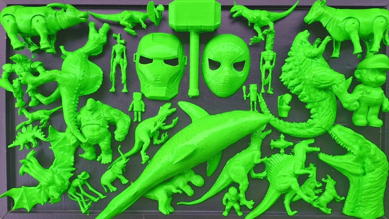 Dinosaurus Jurassic World Dominion: T-rex/Brachiosaurus/ Skibidi/ Spider-Man/KingKong/ KingGidorah
