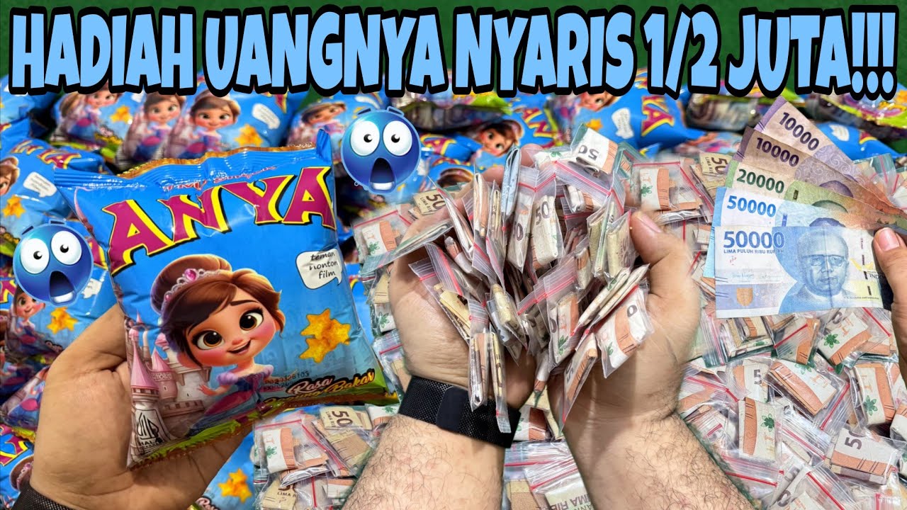 VIRAL!!! HADIAH UANGNYA NYARIS 1/2 JUTA!!! UNBOXING CIKI ANYA BERHADIAH 