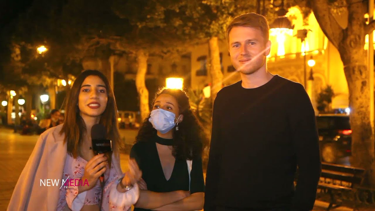 🇹🇳 🇩🇿 🇩🇪 جزائرية وصديقها الألماني في زيارة سياحية لتونس .. ديما نجي لتونس ونحبها وهيا كيف بلدي