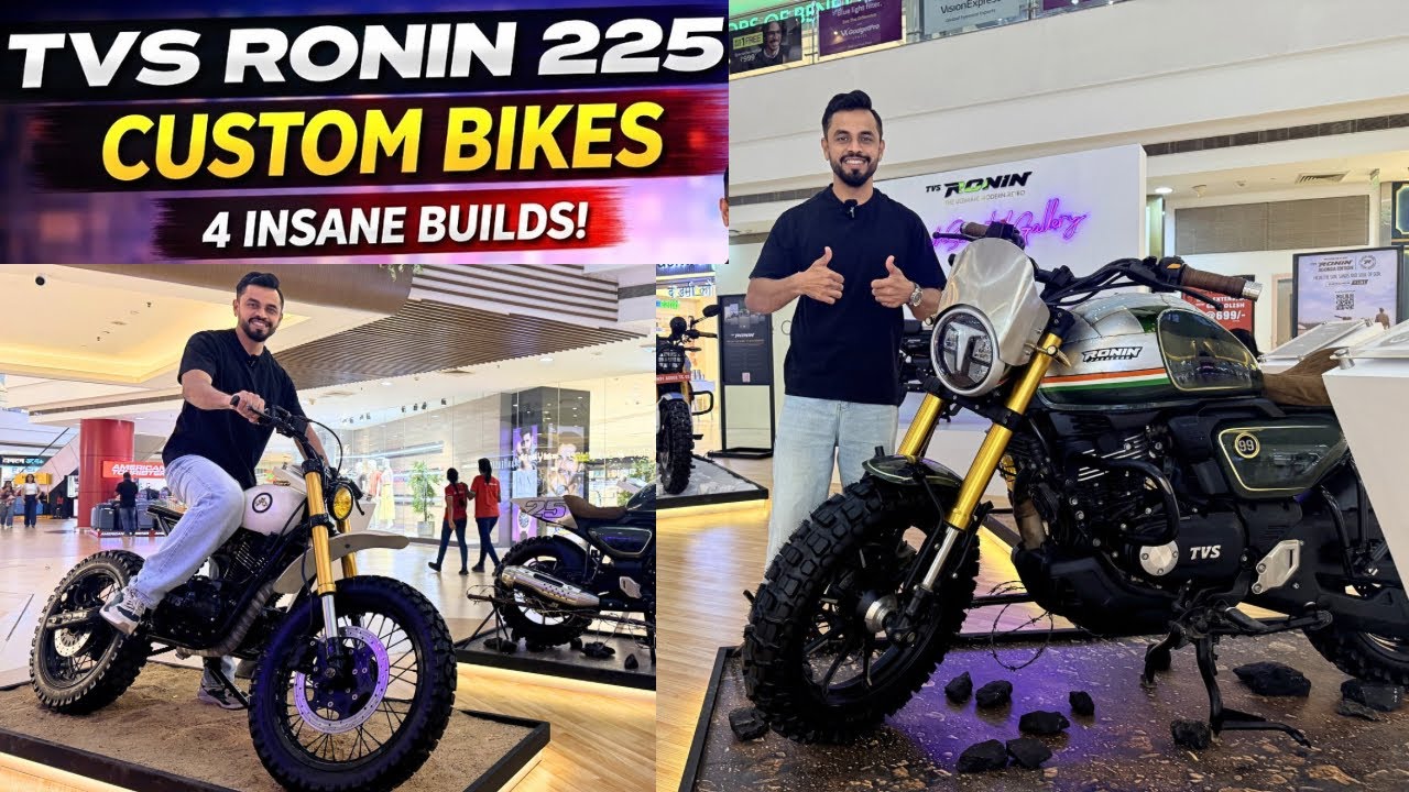 TVS Ronin 225 Custom Bikes &ndash; 4 Unique Builds You Must See🔥