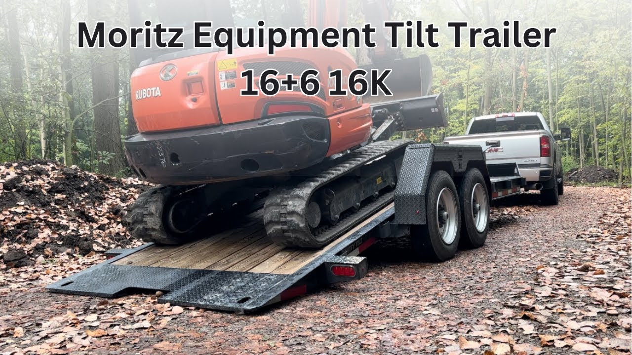 Moritz Tilt Equipment Trailer