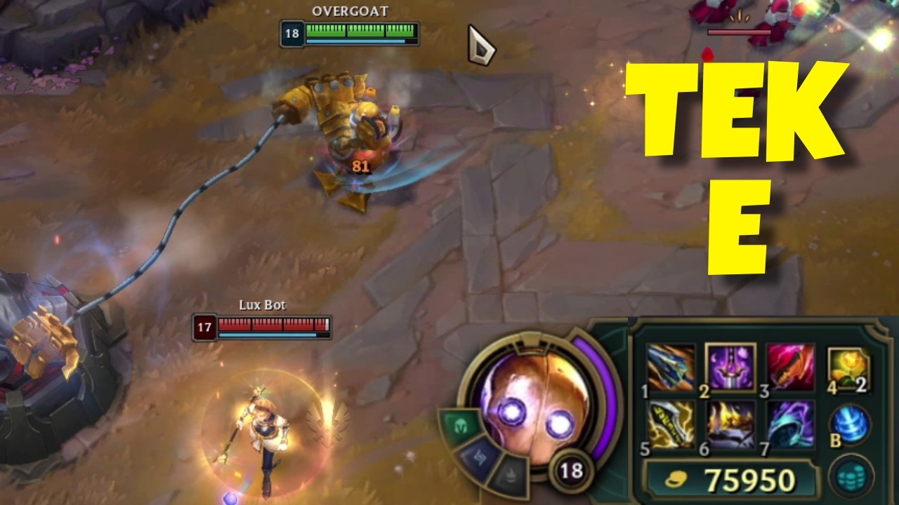 URF BLITZCRANK(tek e)