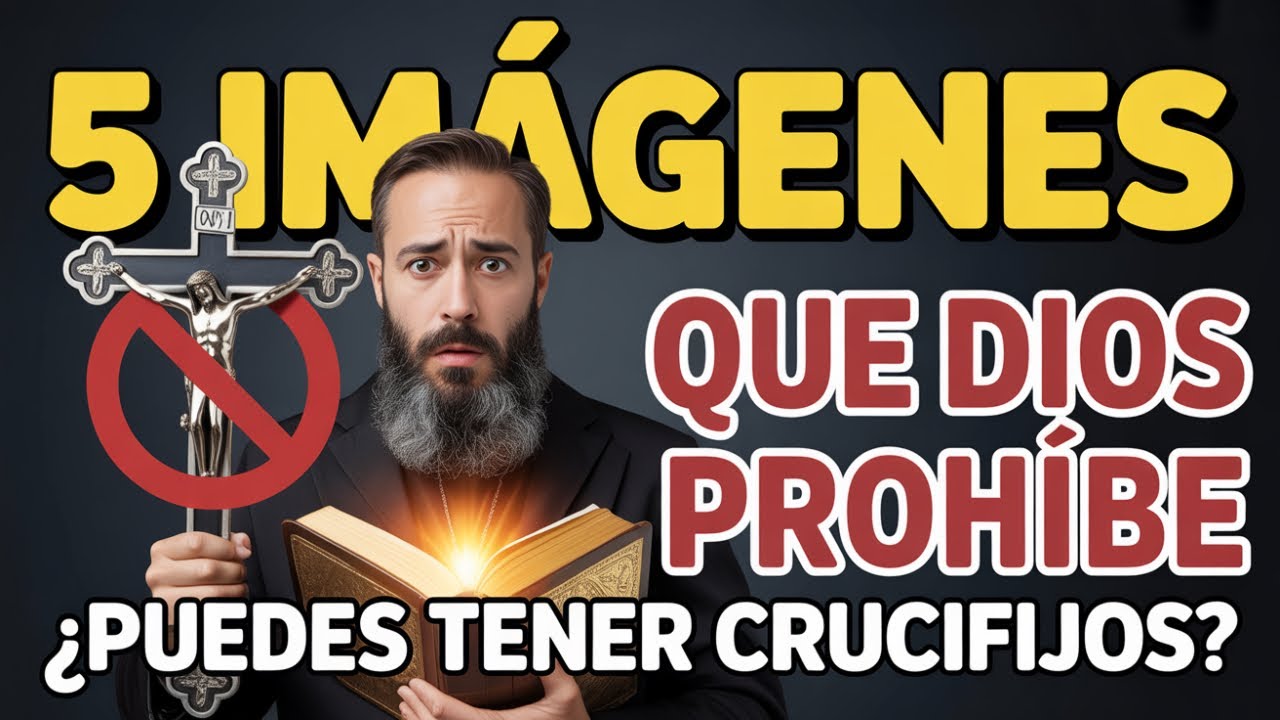 5 IMÁGENES que Dios PROHÍBE en la Biblia | ¿Puedes tener CRUCIFIJOS? ✝️❌