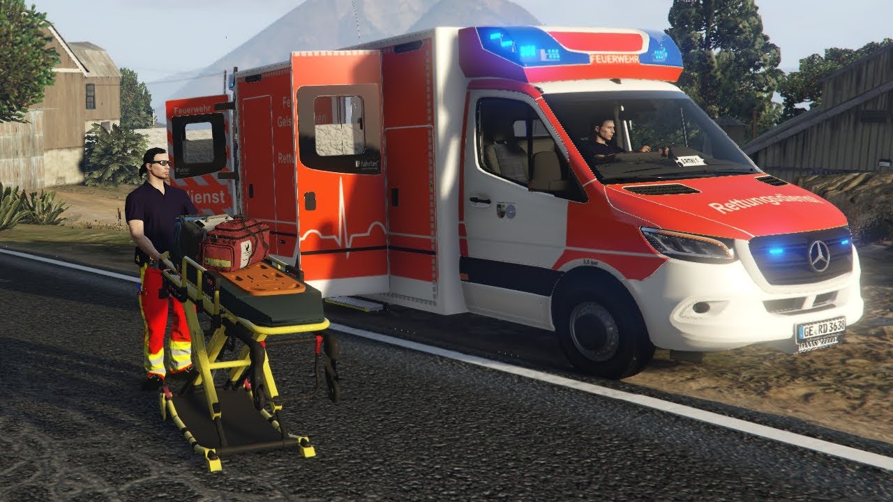 🚑 Eigenunfall auf Intensivfahrt ins Krankenhaus ⚡ Part 12⚡ Gelsenkirchen GTA RP Server