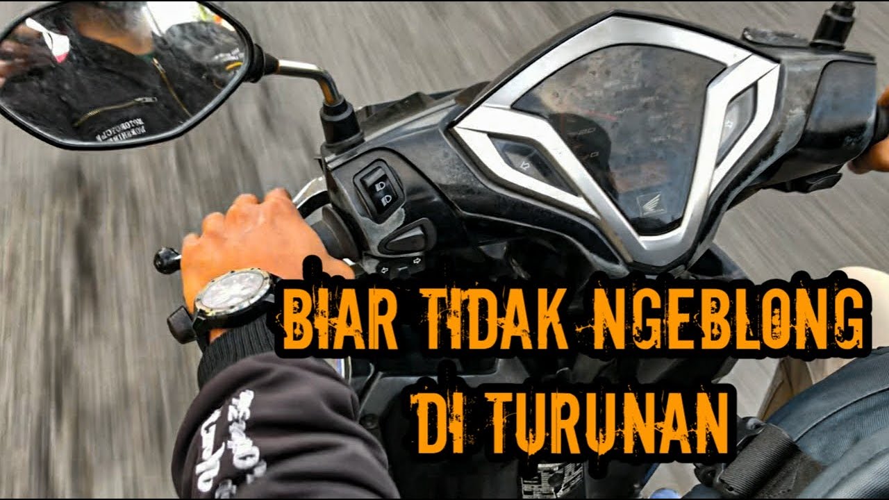 Tips Pengeremen Motor Matic di Turunan Curum untuk Menghindari Rem Blong