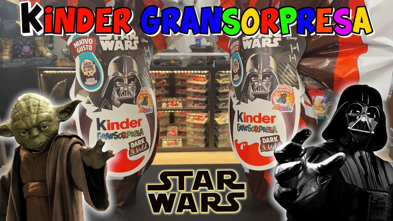 KINDER GRANSORPRESA STAR WARS! 🚀 DARTH VADER TROVATO!!! Pasqua 2022