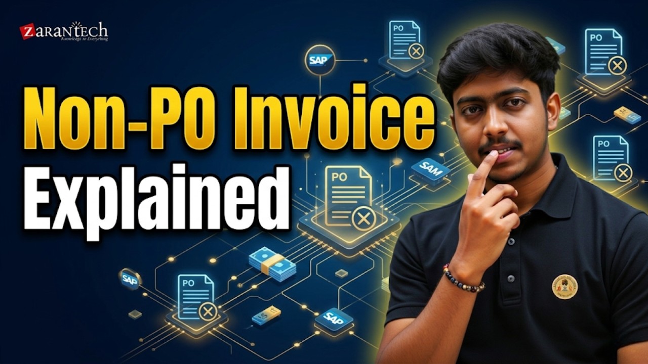Non-PO Related Invoice in SAP VIM | ZaranTech