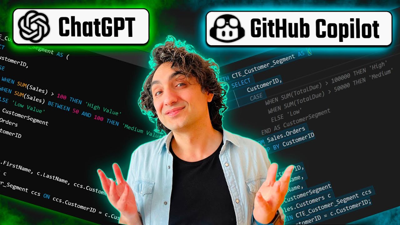 How I Use ChatGPT & GitHub Copilot in My Projects | #SQL Course 44