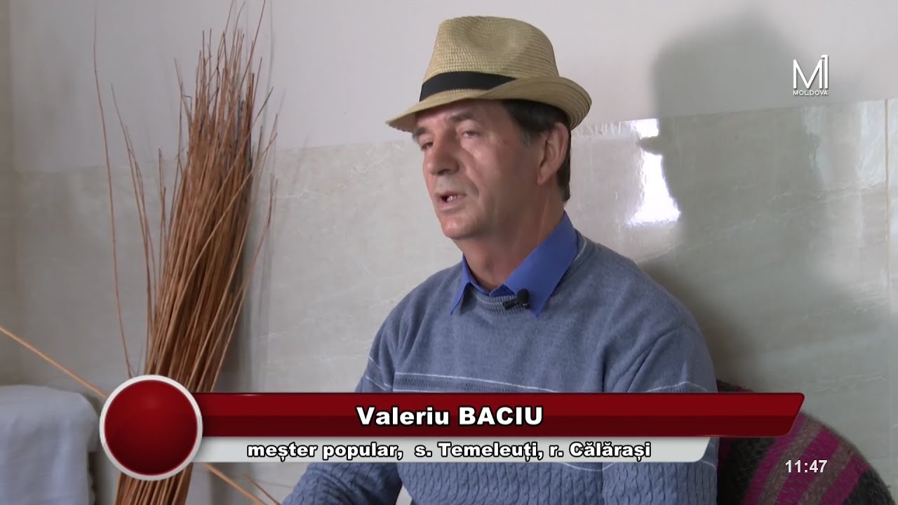 Împletitul în lozie la Temeleuți, cu Valeriu Baciu // „Tezaur” din 18 martie 2023.