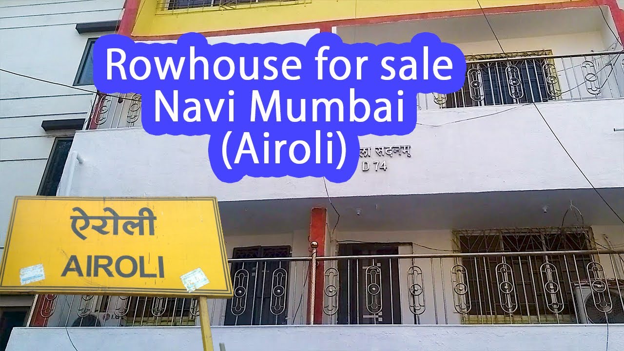 Cidco rowhouse for sale Navi Mumbai airoli sec-4 - Property Tak