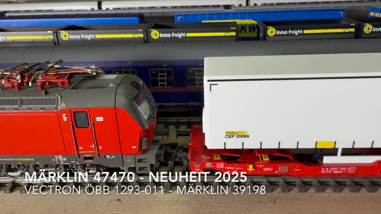 Märklin 47470 Doppel-Taschenwagen - Neuheit 2025 / UHD-4K