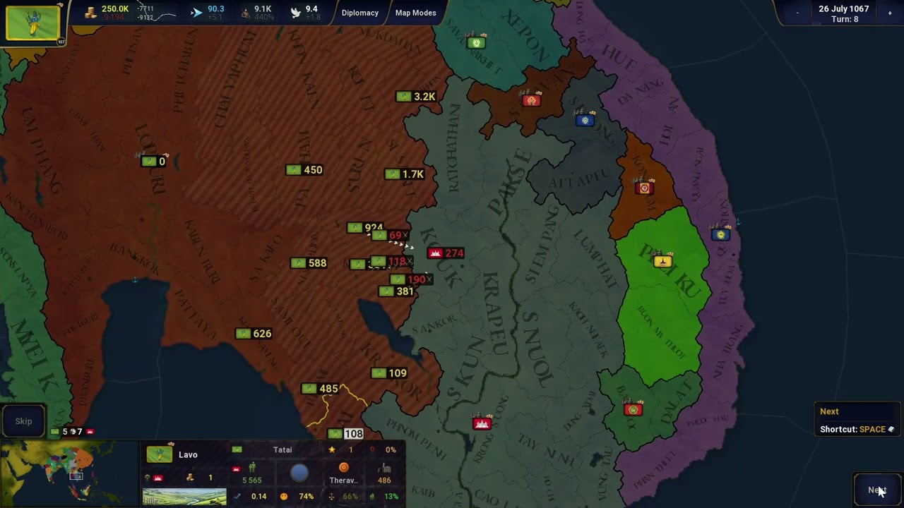 Age of History 2: Definitive Edition - Attack / Offensive Button