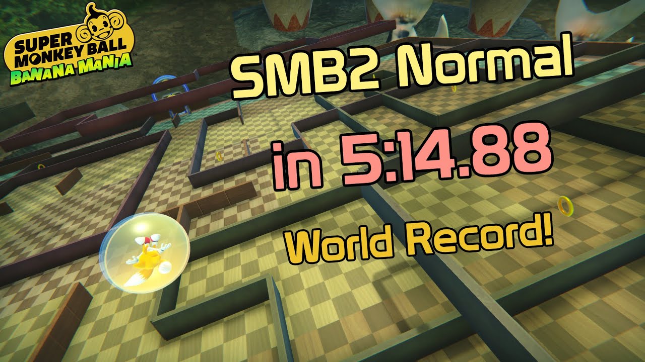 [World Record] SMB2 Normal in 5:14.88 - Super Monkey Ball Banana Mania Speedrun