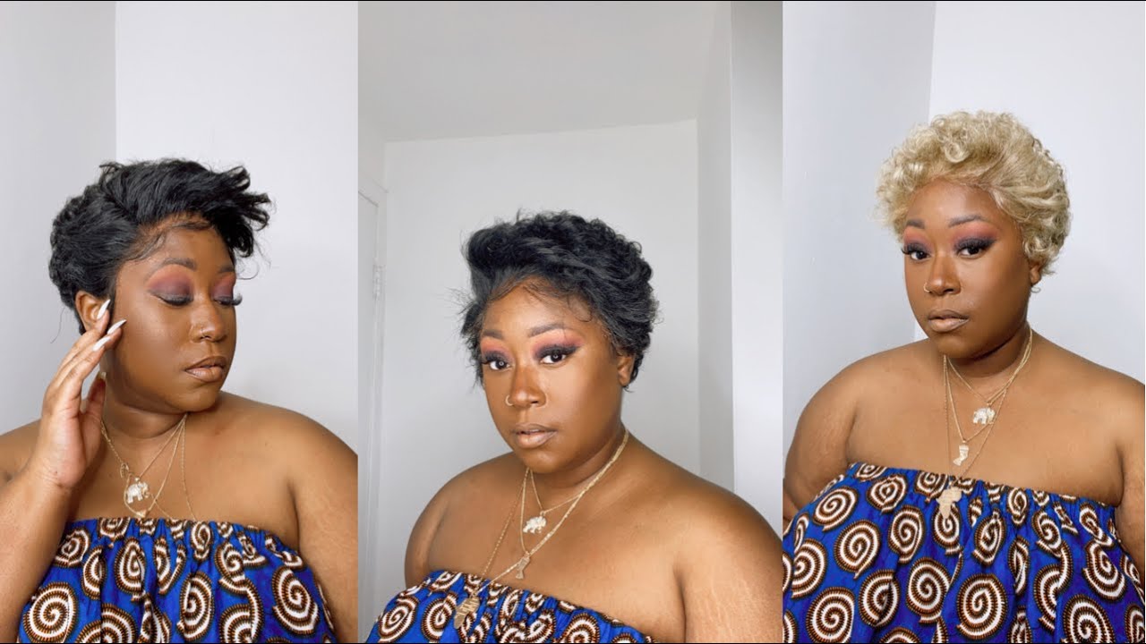 My First Pixie Wig Install Battle of the Pixie Wigs Part 2! Sensationnel Shear Muse Amina Wig Review