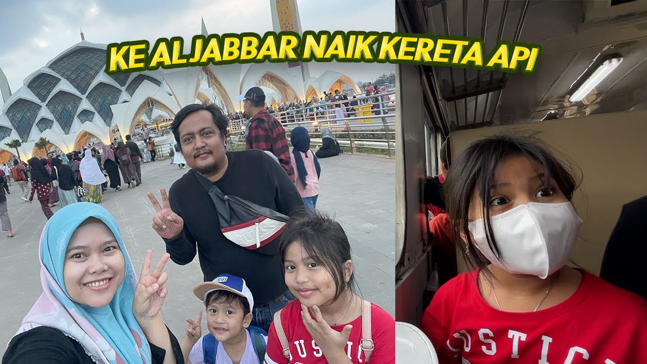 CUMA RP 5000 | IBADAH SEKALIGUS WISATA KE MASJID AL JABBAR NAIK KERETA API