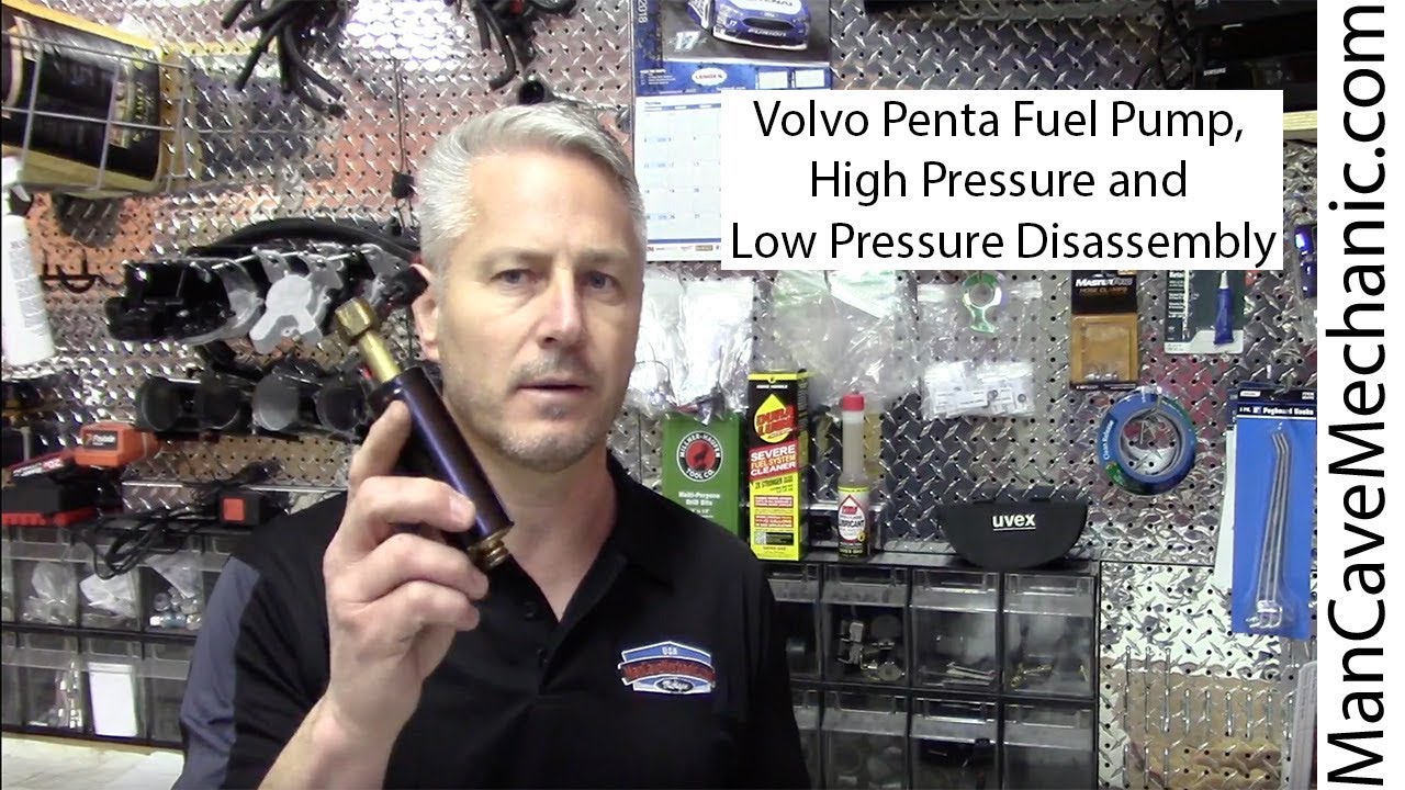 Volvo Penta Fuel Pump, High Pressure and Low Pressure Disassembly