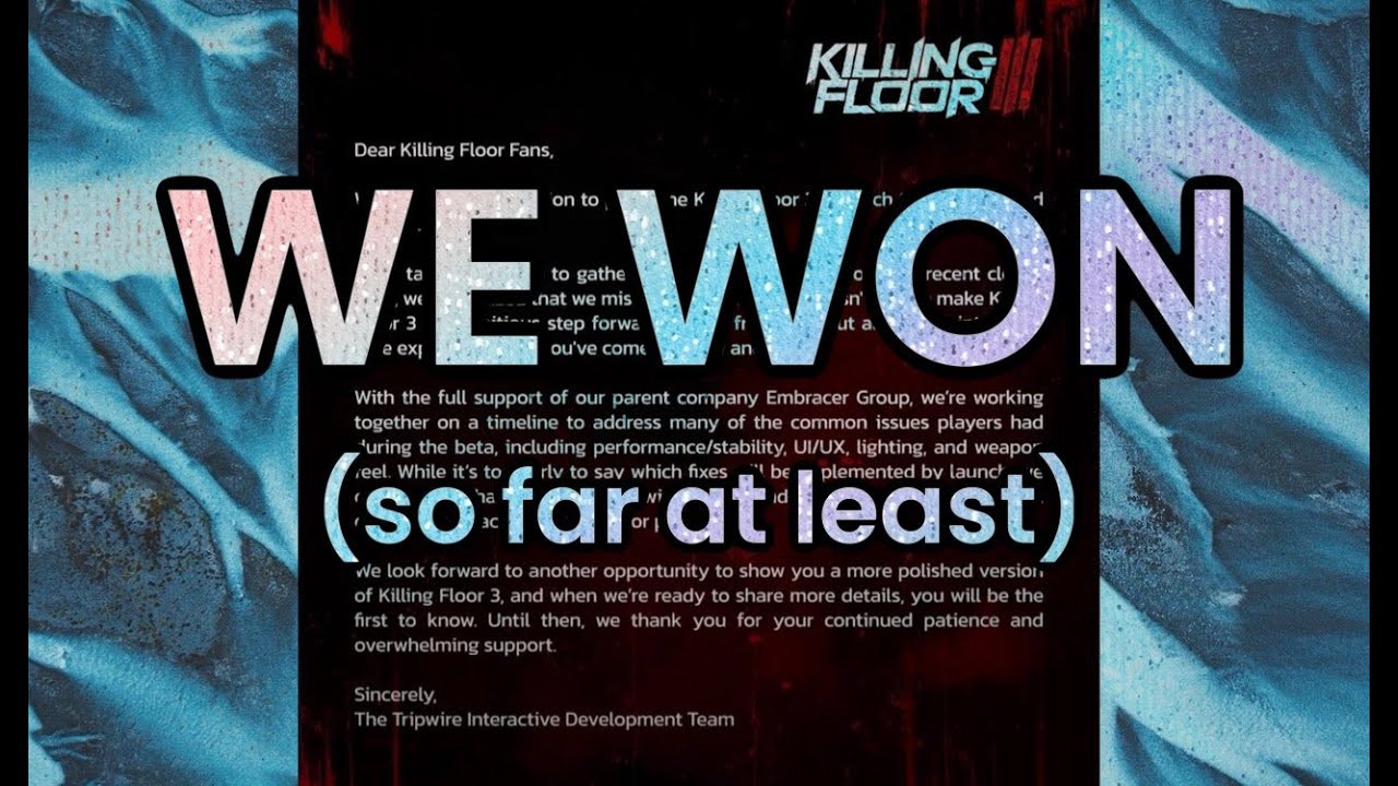 Fingers Crossed Killing Floor..