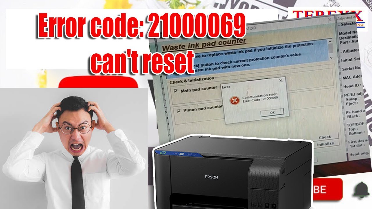 Error code: 21000069 can't reset