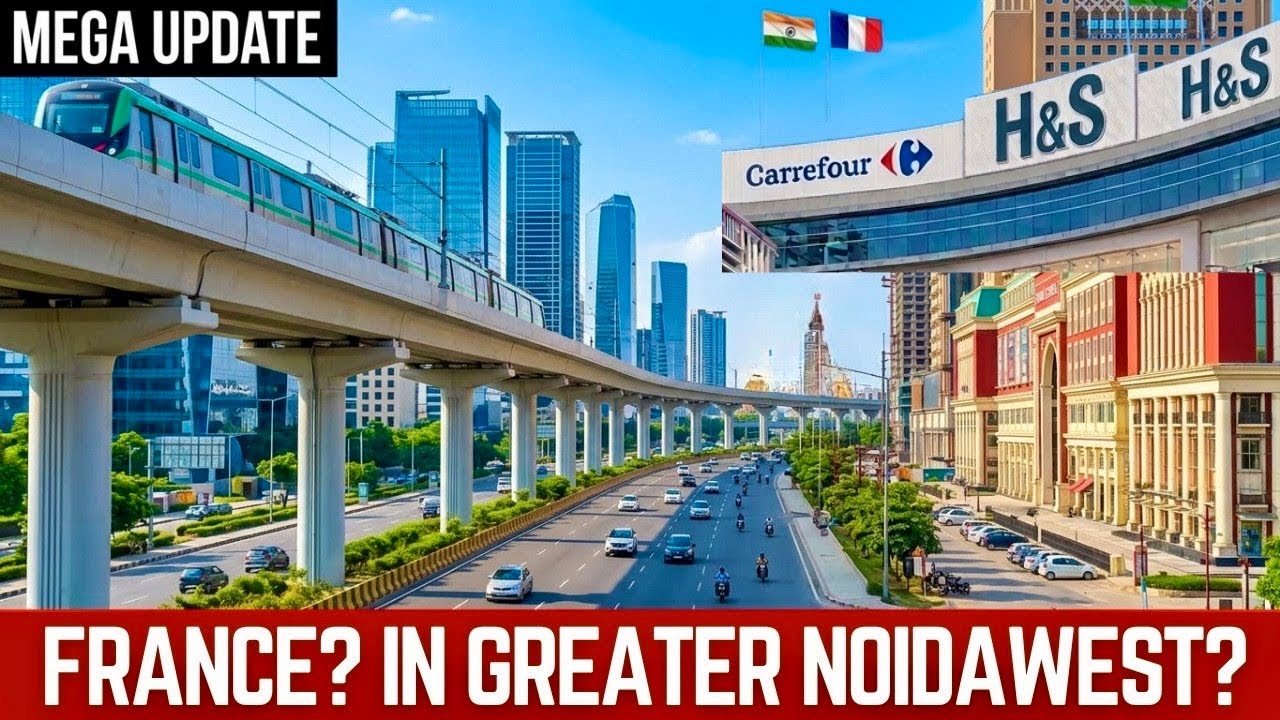 NEW INDIA | France & Noida Metro are Coming to Greater Noida West! New Attraction & Mega Development