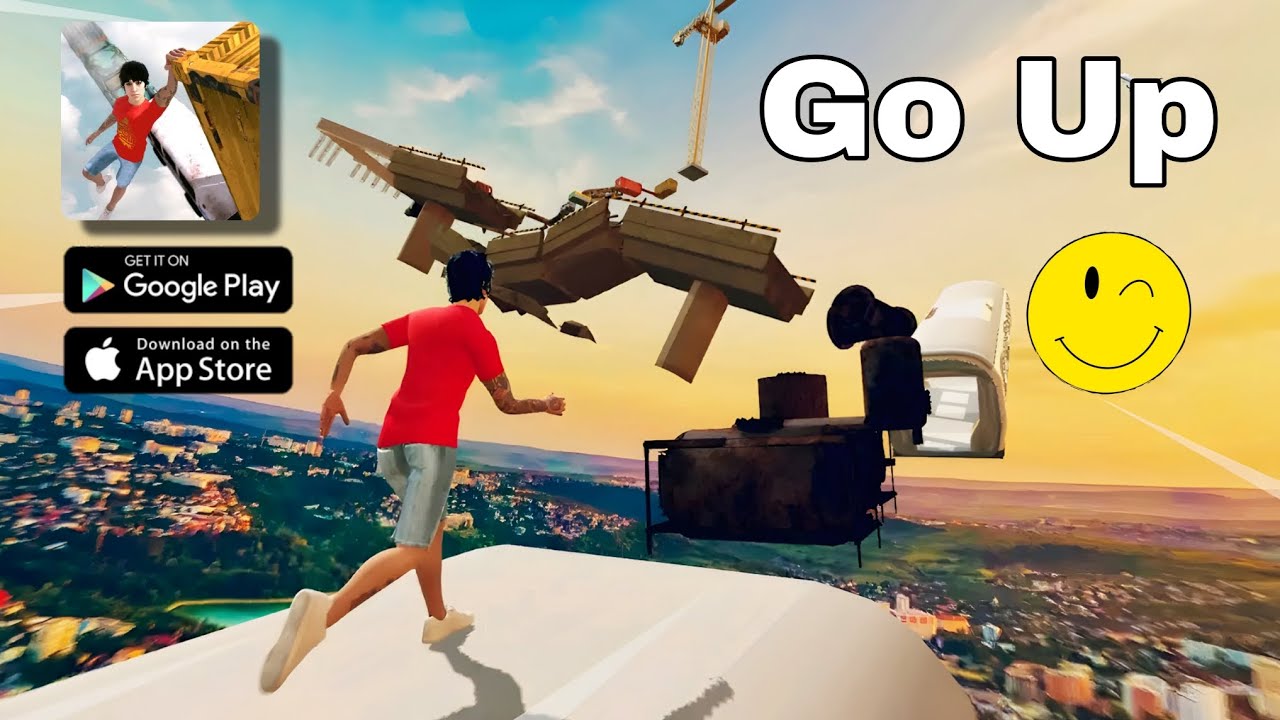 Going Up Only! 3D Parkour Game Play || Walkthrough || (Android,iOS)