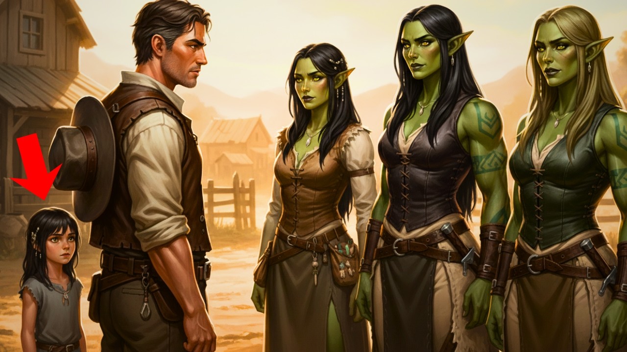 He moved with his daughter to the abandoned farm &mdash; but 3 beautiful orcs were already there