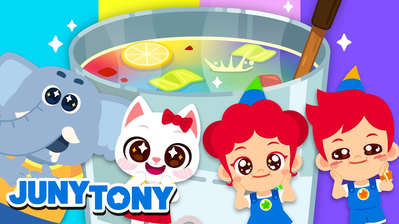 &iexcl;Sopa de Arco&iacute;ris! 🌈 Canciones Infantiles | JunyTony en espa&ntilde;ol