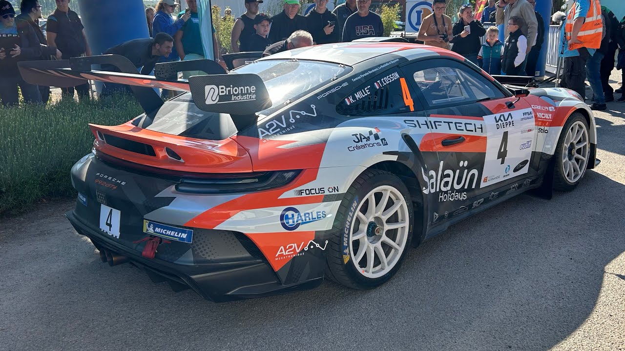 Anthony Cosson et Kévin Millet au Rallye de Dieppe 2025 Porsche 992 GT+