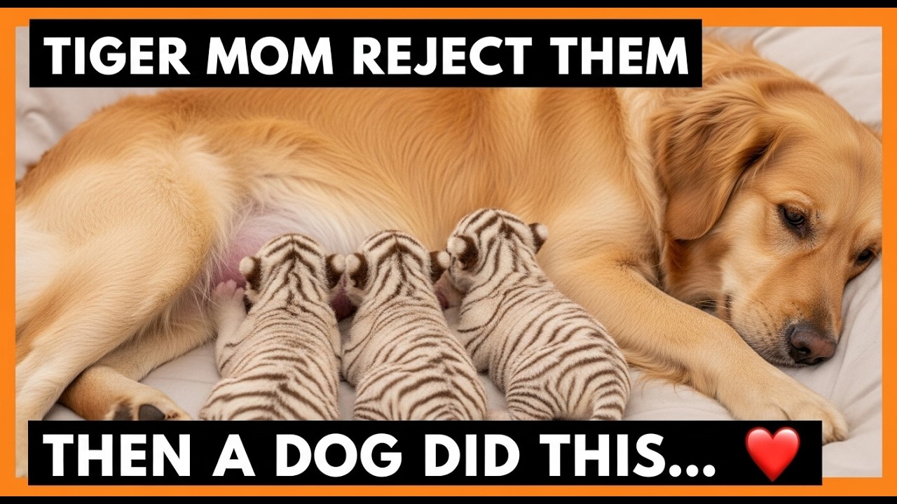 They Gave Dying Tiger Cubs to a Dog... What Happened Next SHOCKED the Entire Zoo 🐶🐯