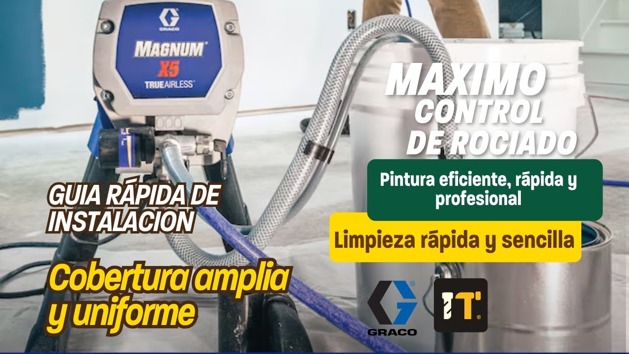 ¡Instala tu pulverizadora airless Graco en minutos! Guía rápida