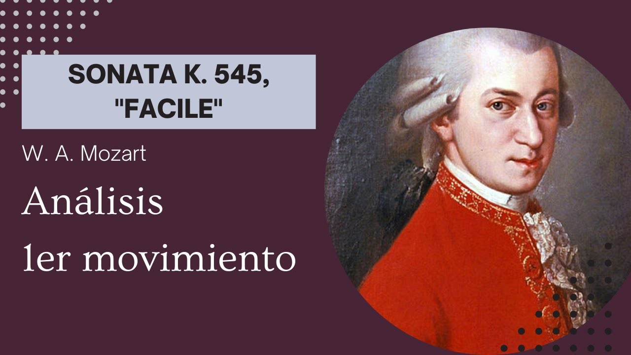 Forma sonata, análisis Sonata K  545 Mozart, 1er movimiento