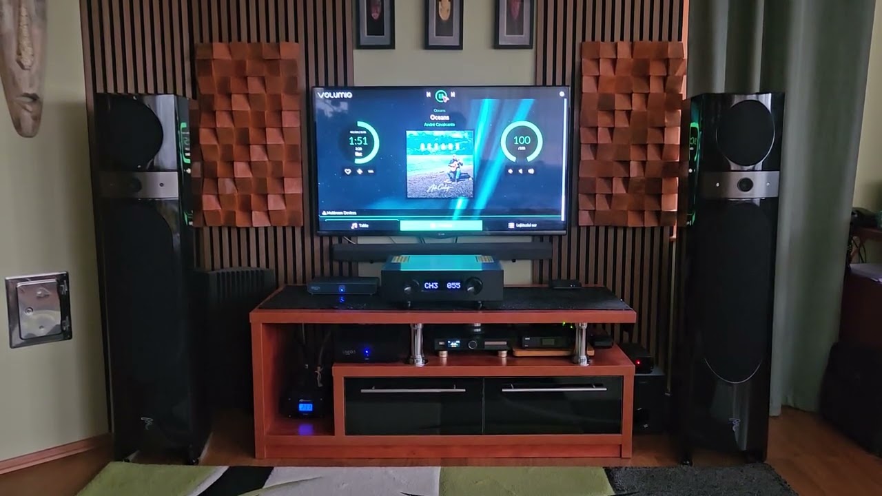 Rivo+ Lineo5, SMSL VMV D2R, Kinki Studio EX-M1+, Focal Electra 1038BE (Oceans), Canare 4S11 cable