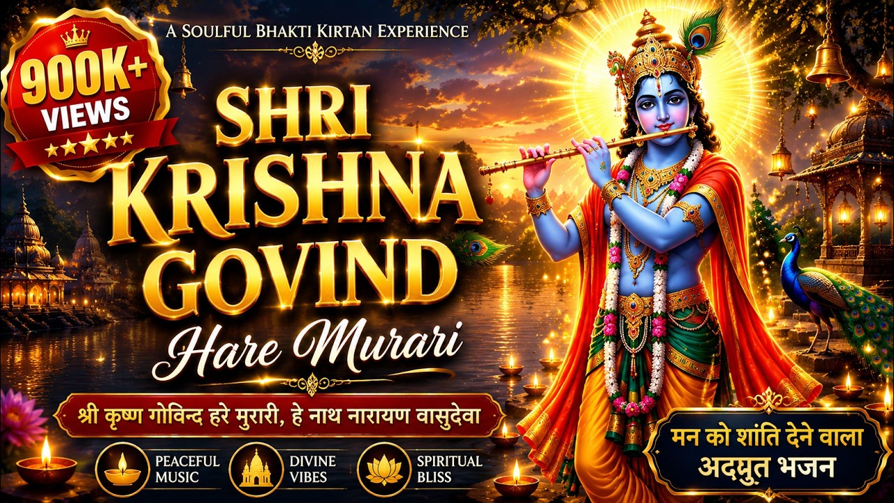 Shri Krishna Govind Hare Murari | Heart-Touching Krishna Kirtan