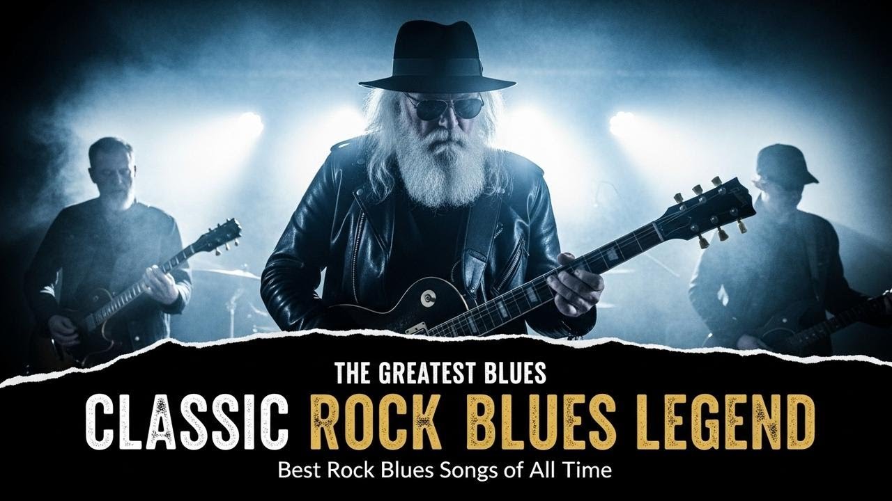 Muddy Waters, ZZ Top, BB King, Eric Clapton, Jimi Hendrix – Blues Rock Guitar Firestorm