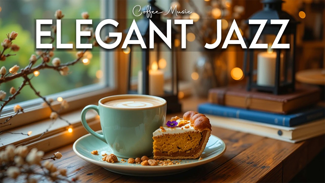 Elegant Jazz ☕ Smooth Bossa Nova Coffee Music for Reading & Relaxation
