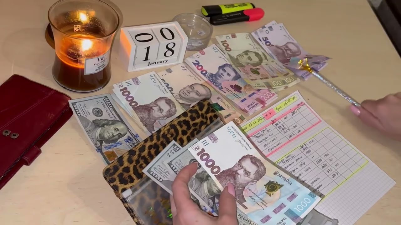 #7 РОЗПОДІЛ БЮДЖЕТУ 💵|18000грн| по методу конвертів №3січень 2026#money #budget #cash