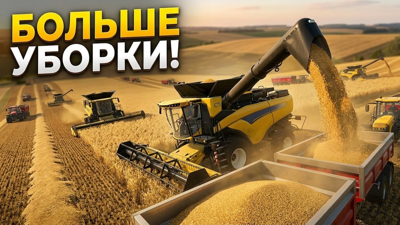 НАЧАЛО самой БОЛЬШОЙ уборки! Кукурузы будет еще БОЛЬШЕ? FS25 #70