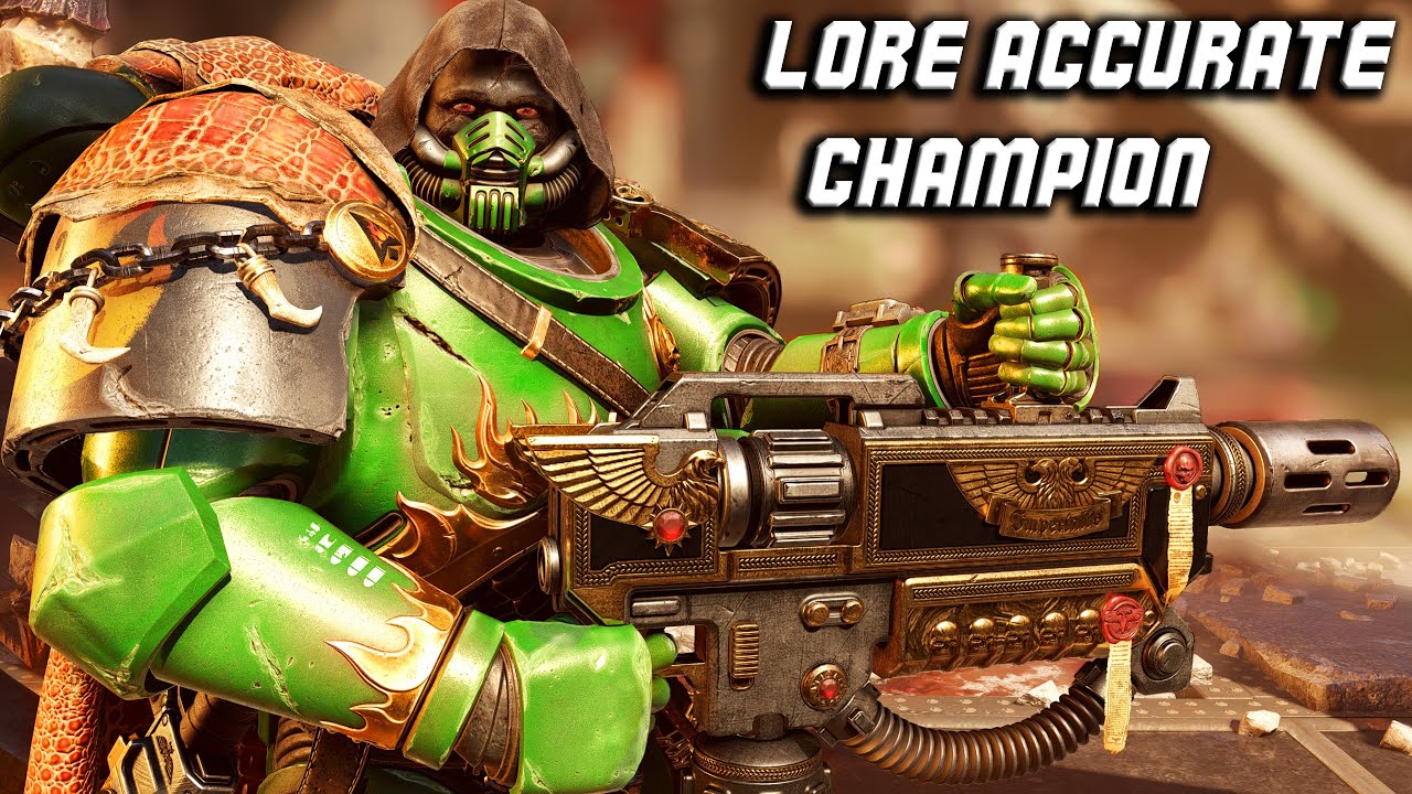 SALAMANDERS CHAMPION but with a Melta Rifle - Warhammer 40k: Space Marine 2 (4K, Mod)