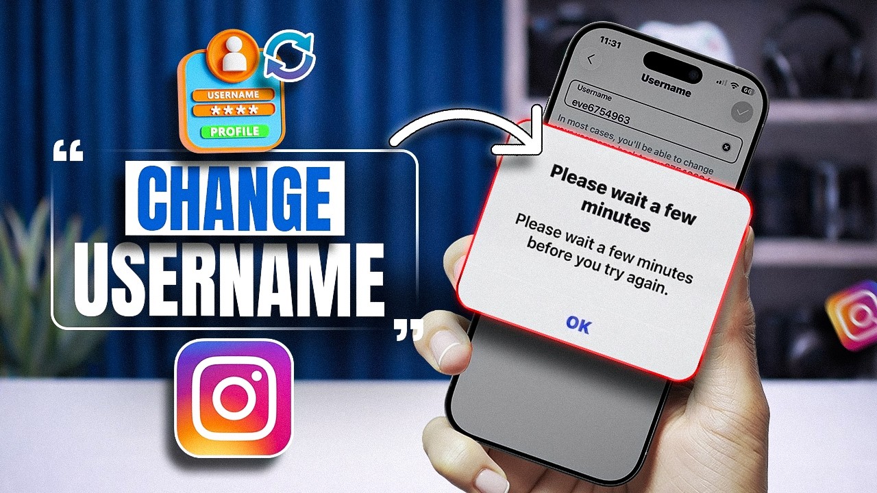 Не получается изменить имя пользователя в Instagram? Исправляем ошибку &laquo;Подождите несколько минут...