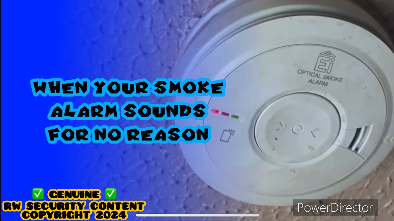 When your smoke alarm sounds for no reason…