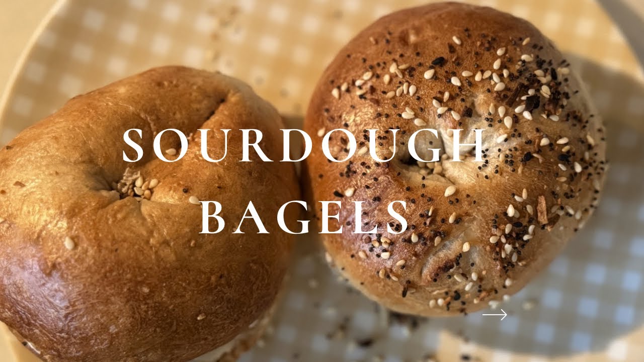 You’ll never BELIEVE how easy it is to make homemade bagels! Recipe in video