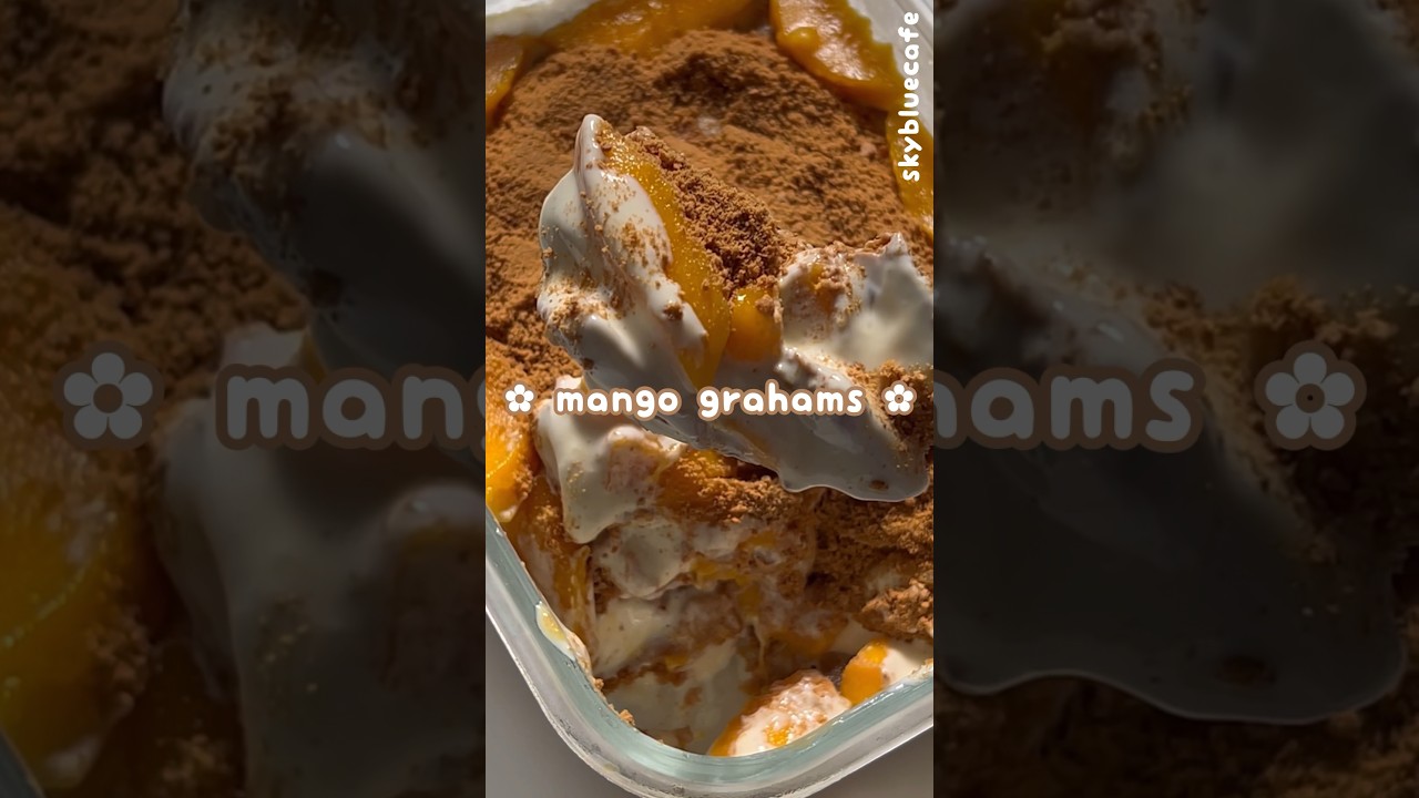 MANGO GRAHAMS #easyrecipe #dessert #mangograham